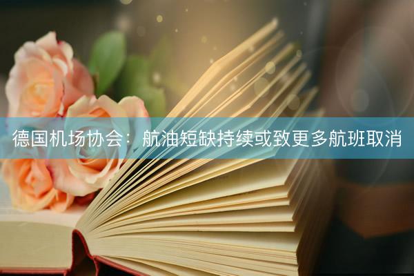 德国机场协会：航油短缺持续或致更多航班取消