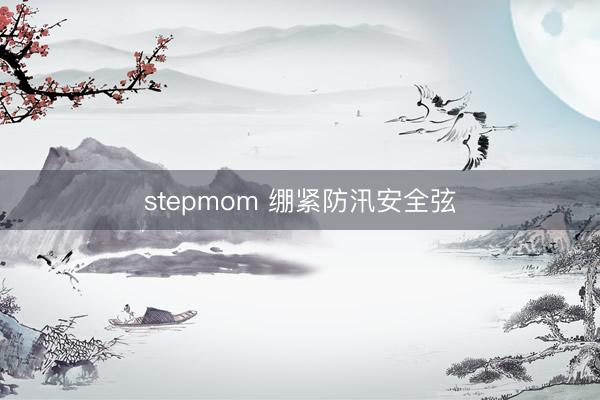 stepmom 绷紧防汛安全弦