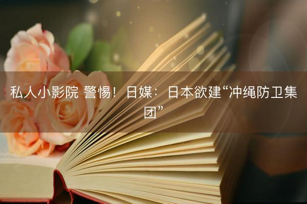 私人小影院 警惕！日媒：日本欲建“冲绳防卫集团”